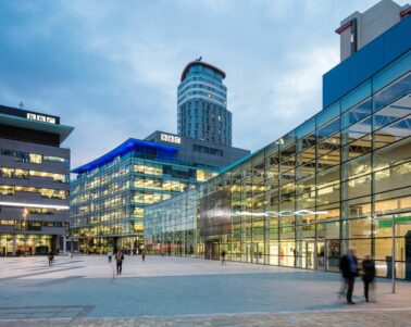 History 2012 Queen Elizabeth and Duke of Edinburgh opens MediaCity