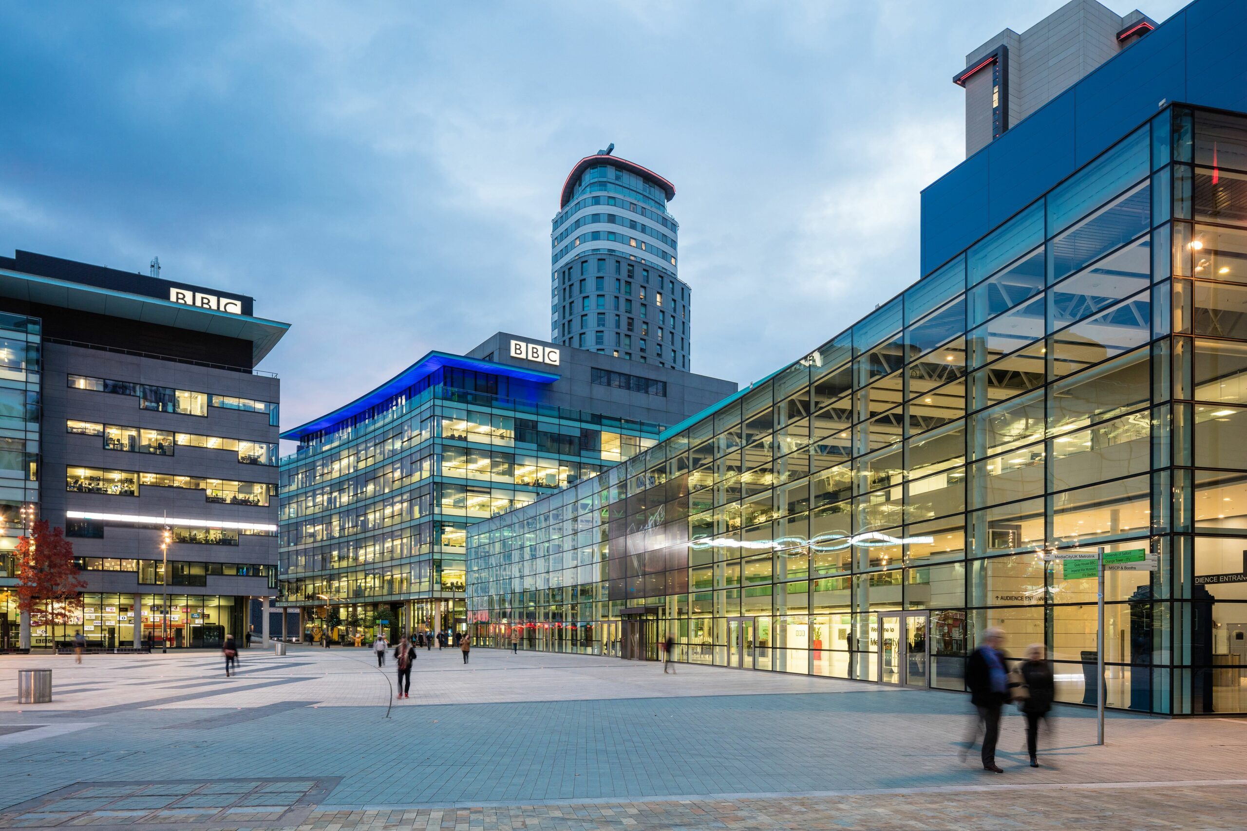 History 2012 Queen Elizabeth and Duke of Edinburgh opens MediaCity